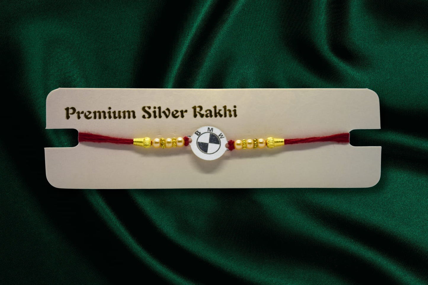 BMW Style Silver Rakhi