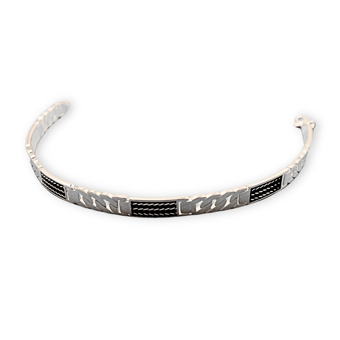 Dual Tone Classic Link Bracelet