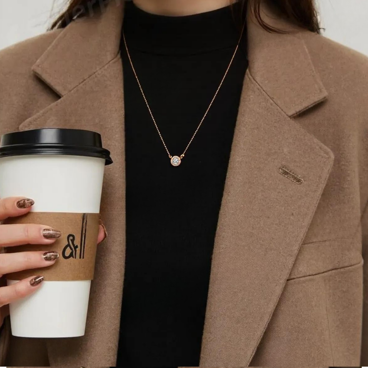 Rose Gold Joyful Pendant