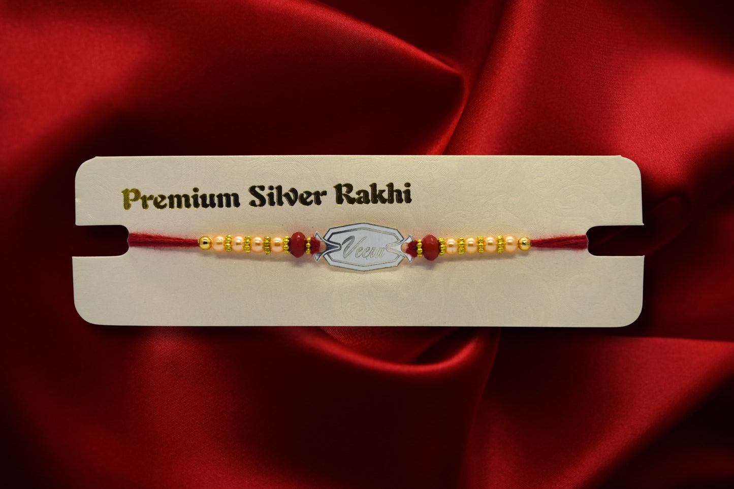 Golden Veera Thread Rakhi