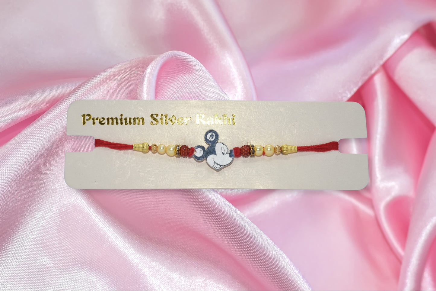 Silver Mickey Rakhi