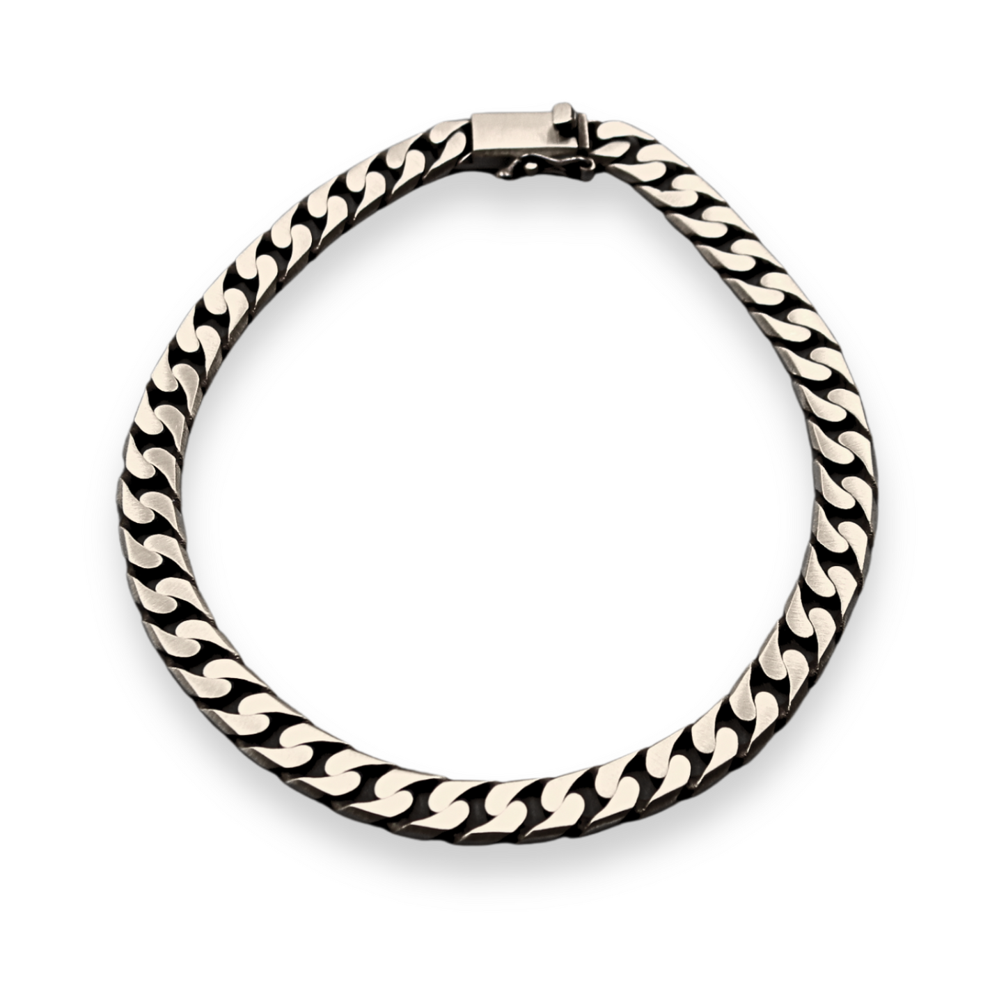 Classic Cuban Link Silver Bracelet