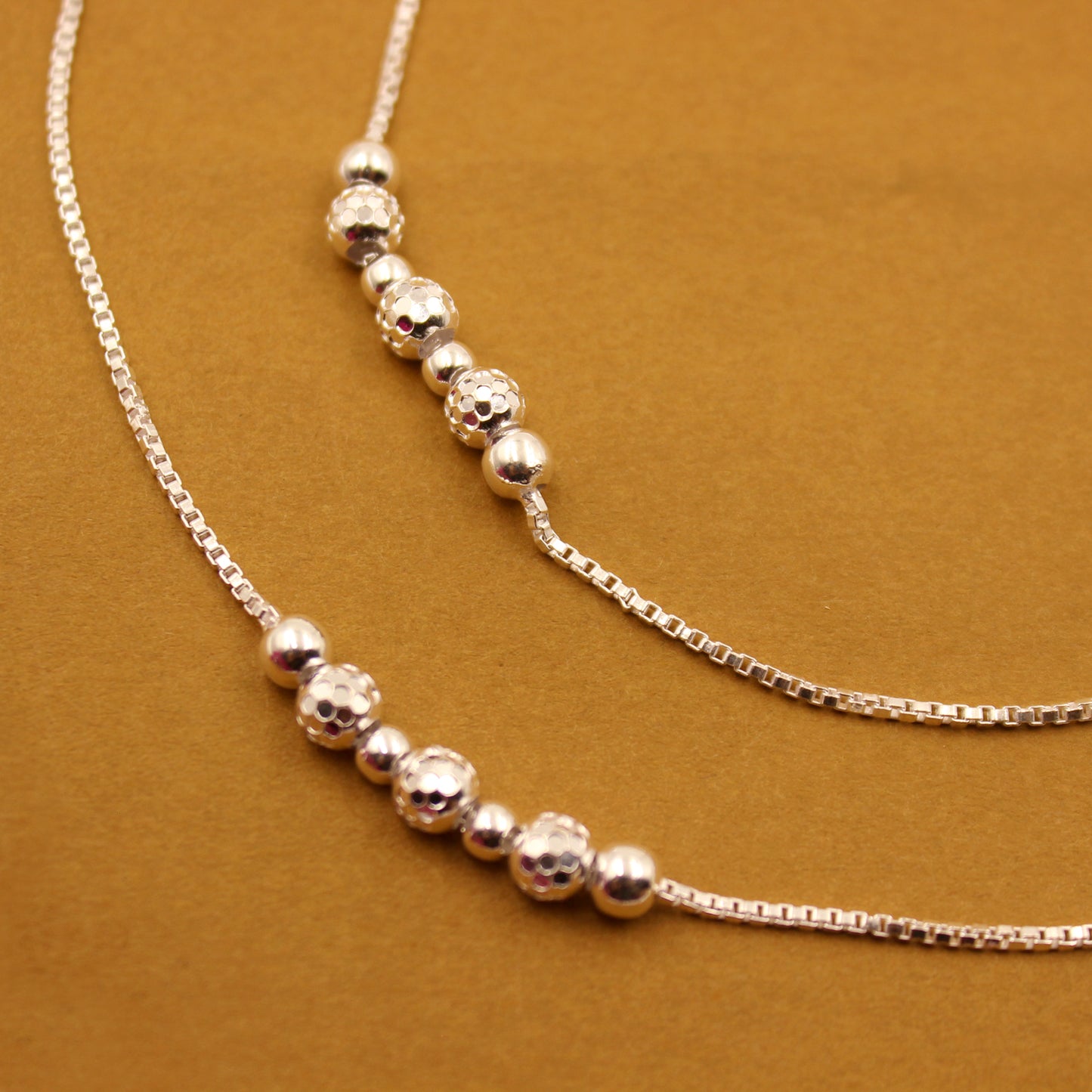 Italian Classy Ball Beads Anklet