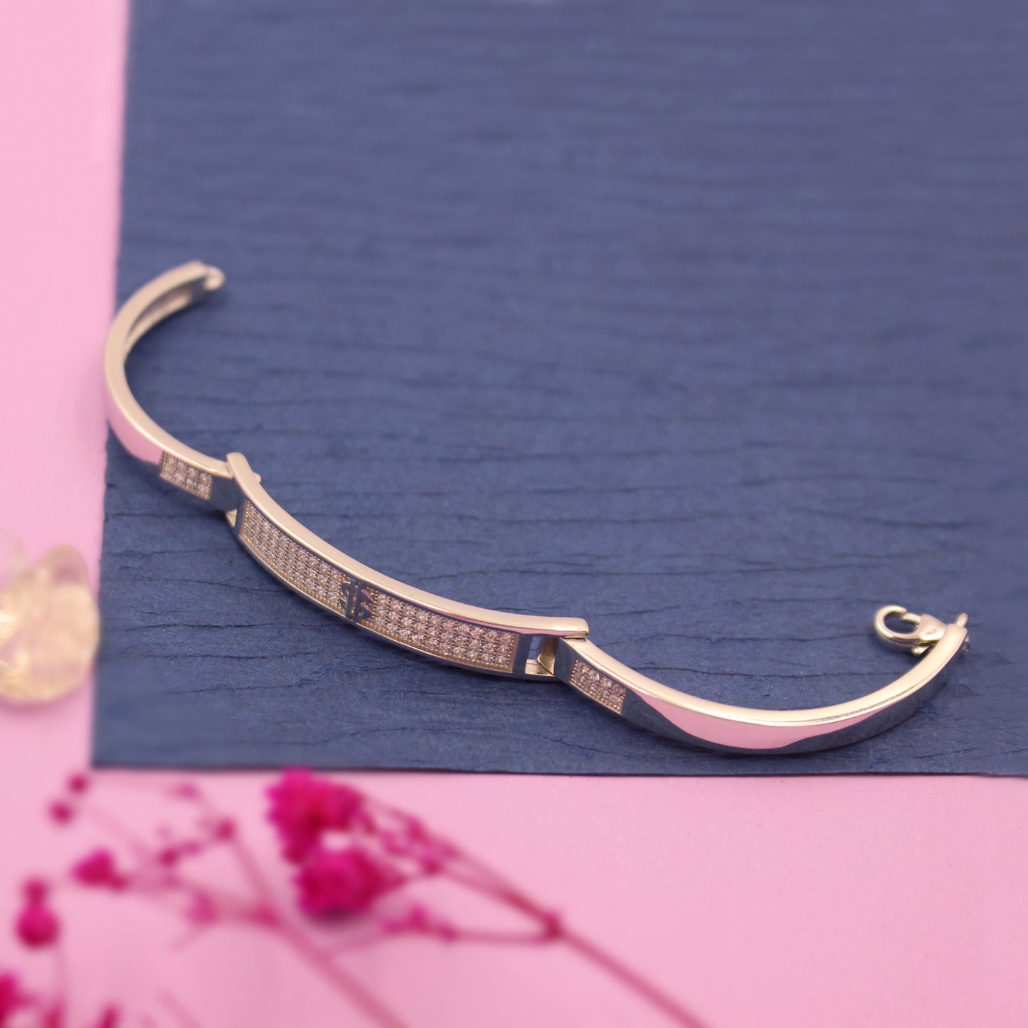 Eclipse Boys Diamond Accent Open Cuff Bracelet