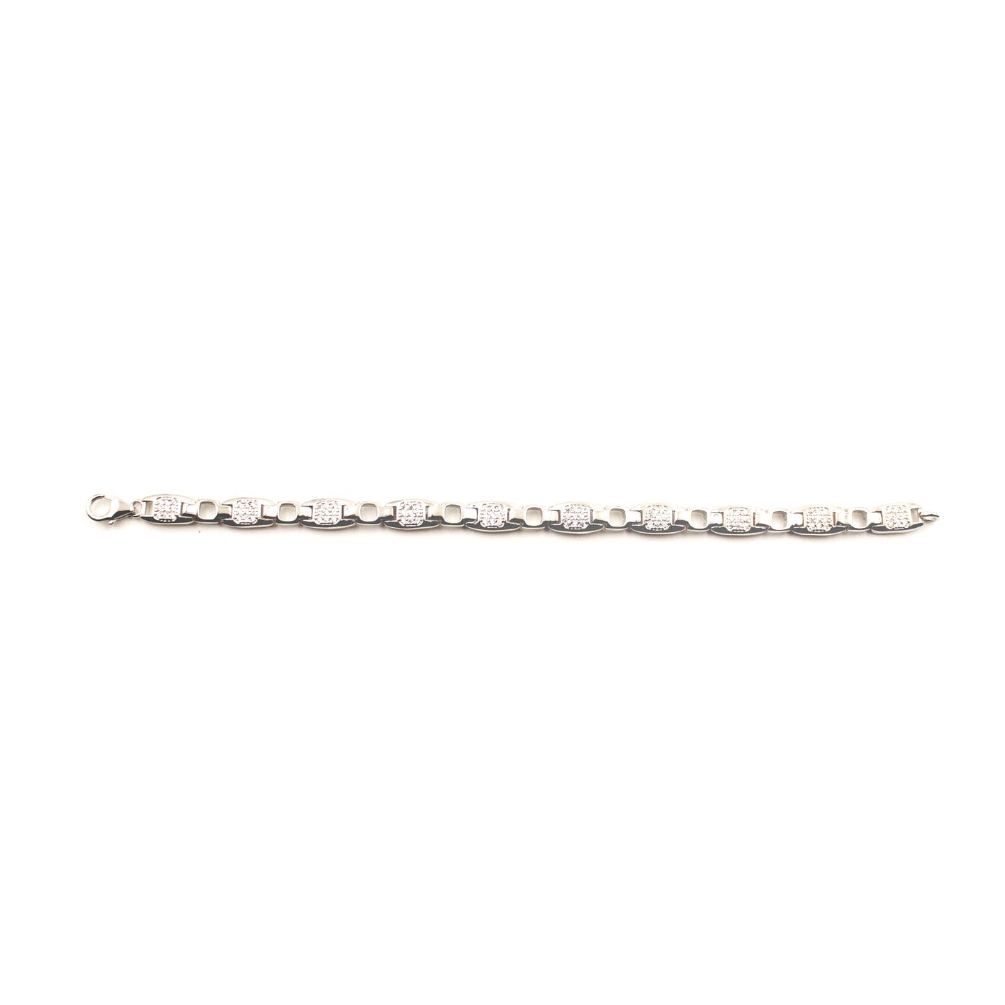Silver Rope Chain Bracelet