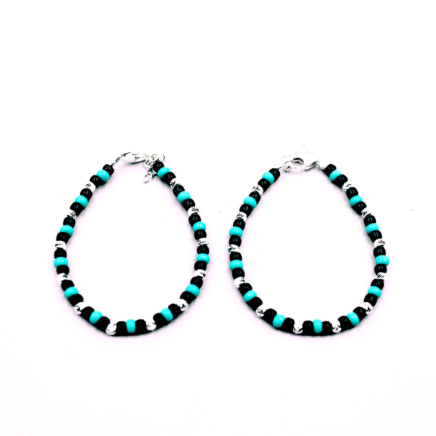 Blue And Black Beads