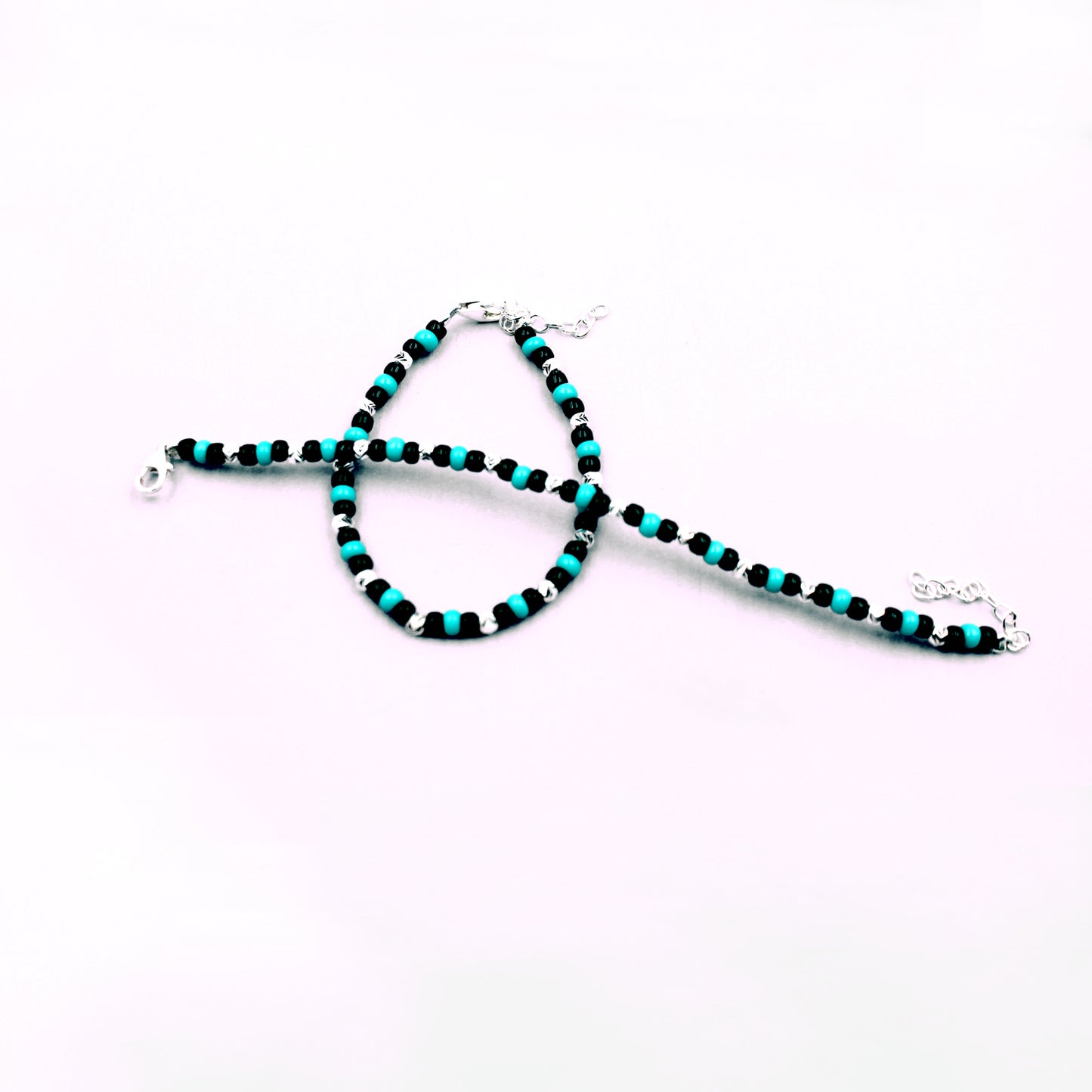 Blue And Black Beads
