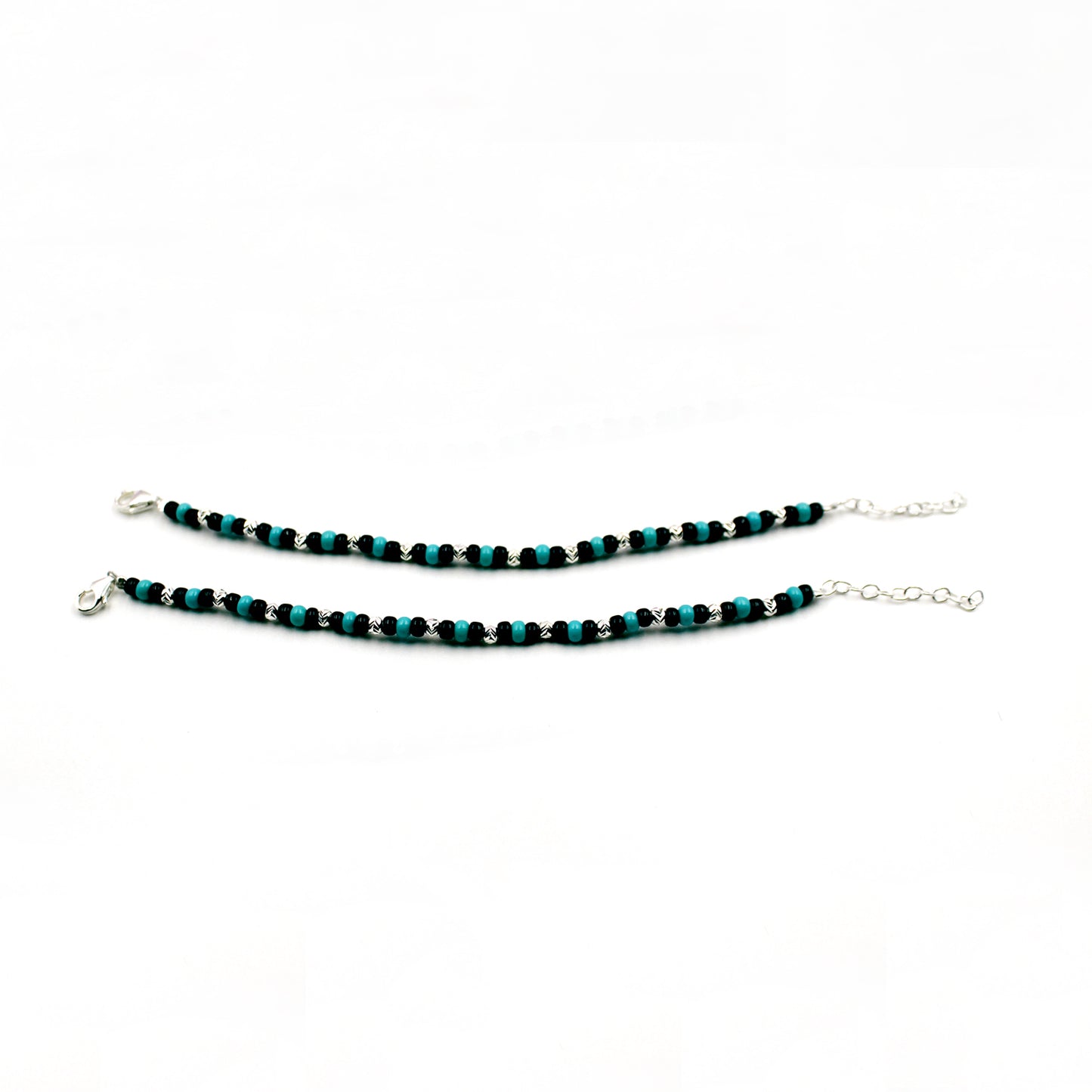 Blue And Black Beads