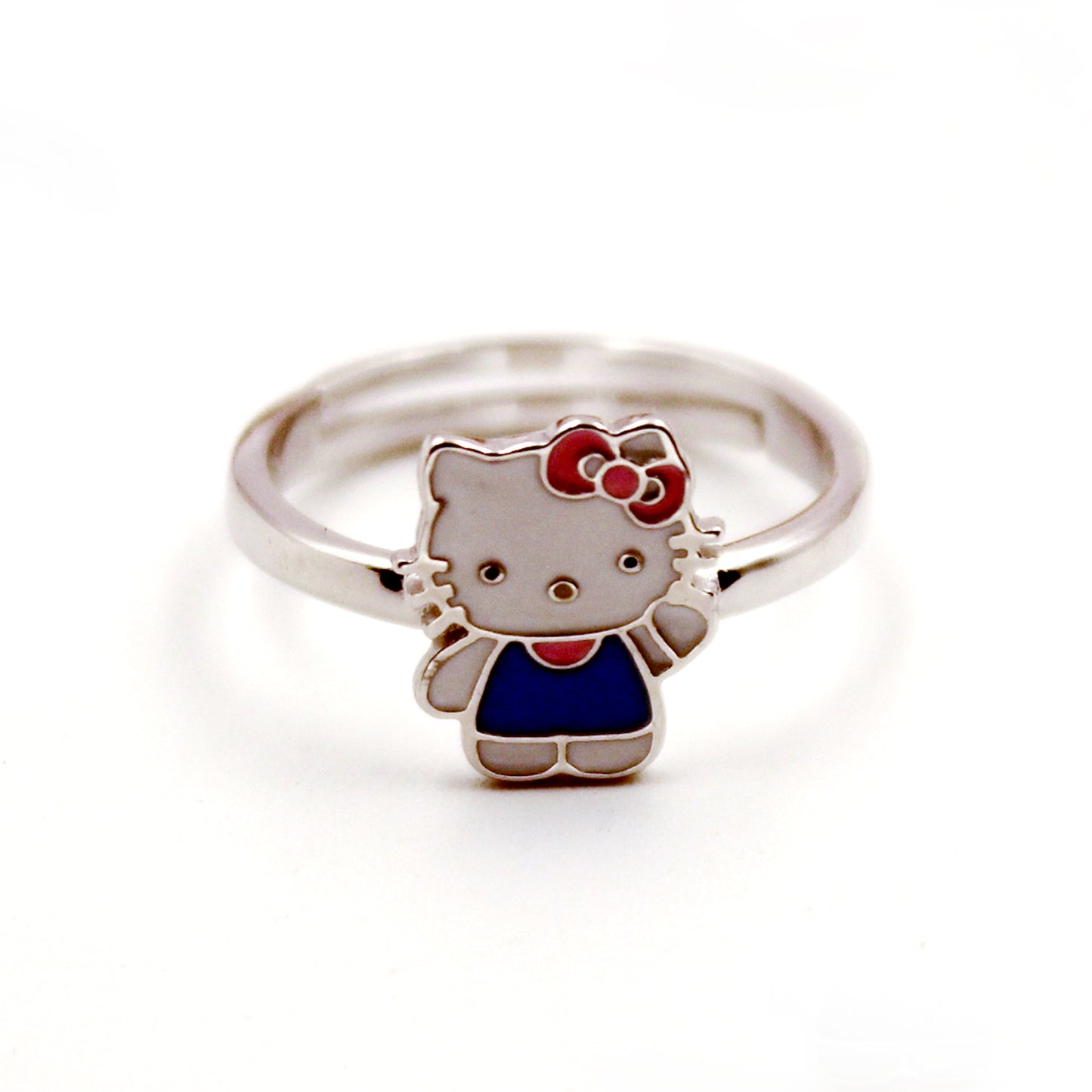 Silver Adorable Kitty Rings