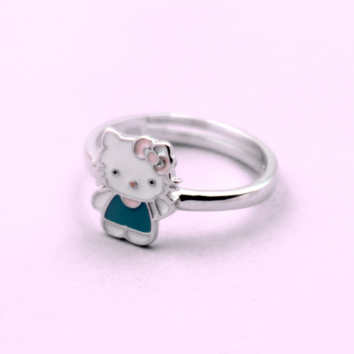 Silver Adorable Kitty Rings