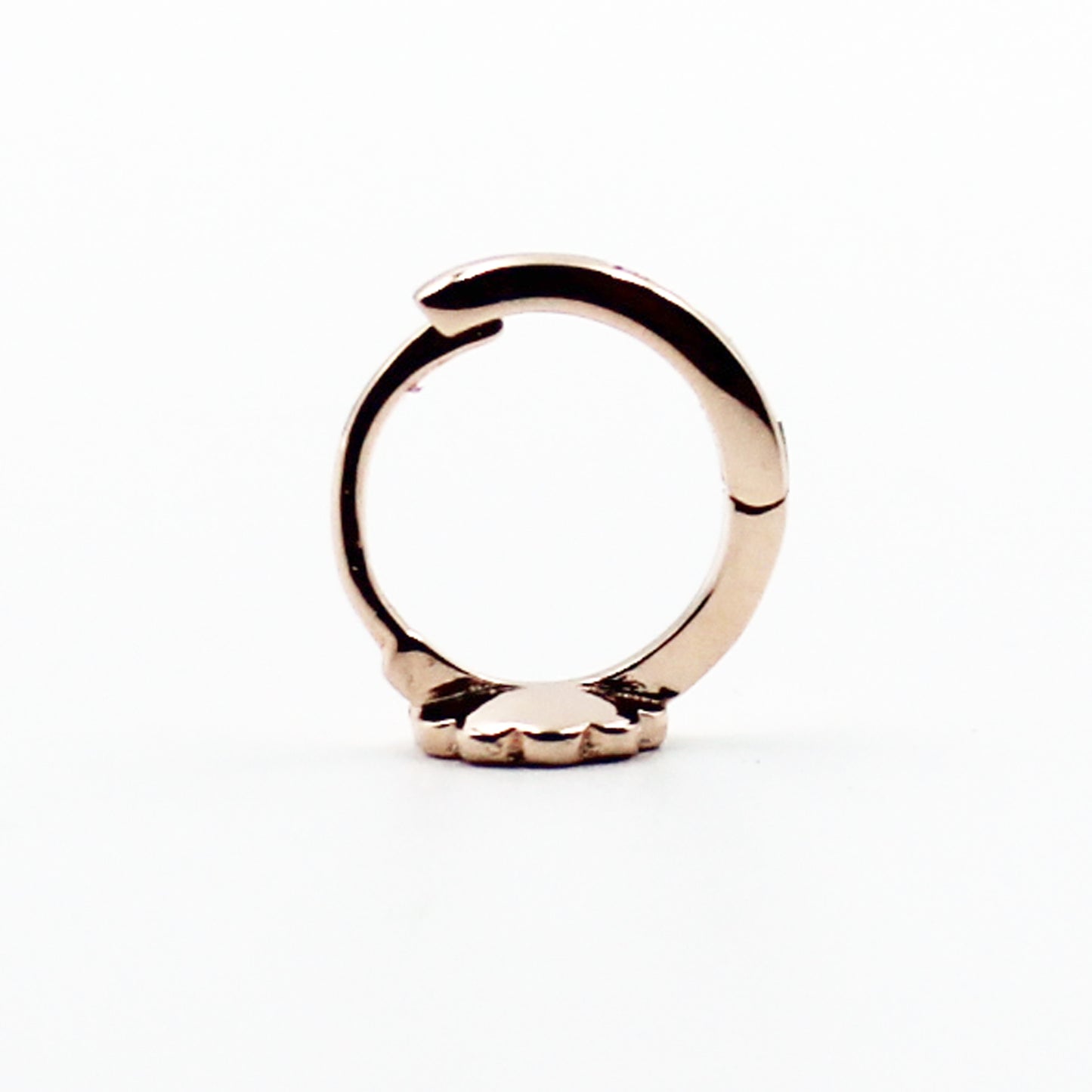 Rose Gold Flower Elegance Tops