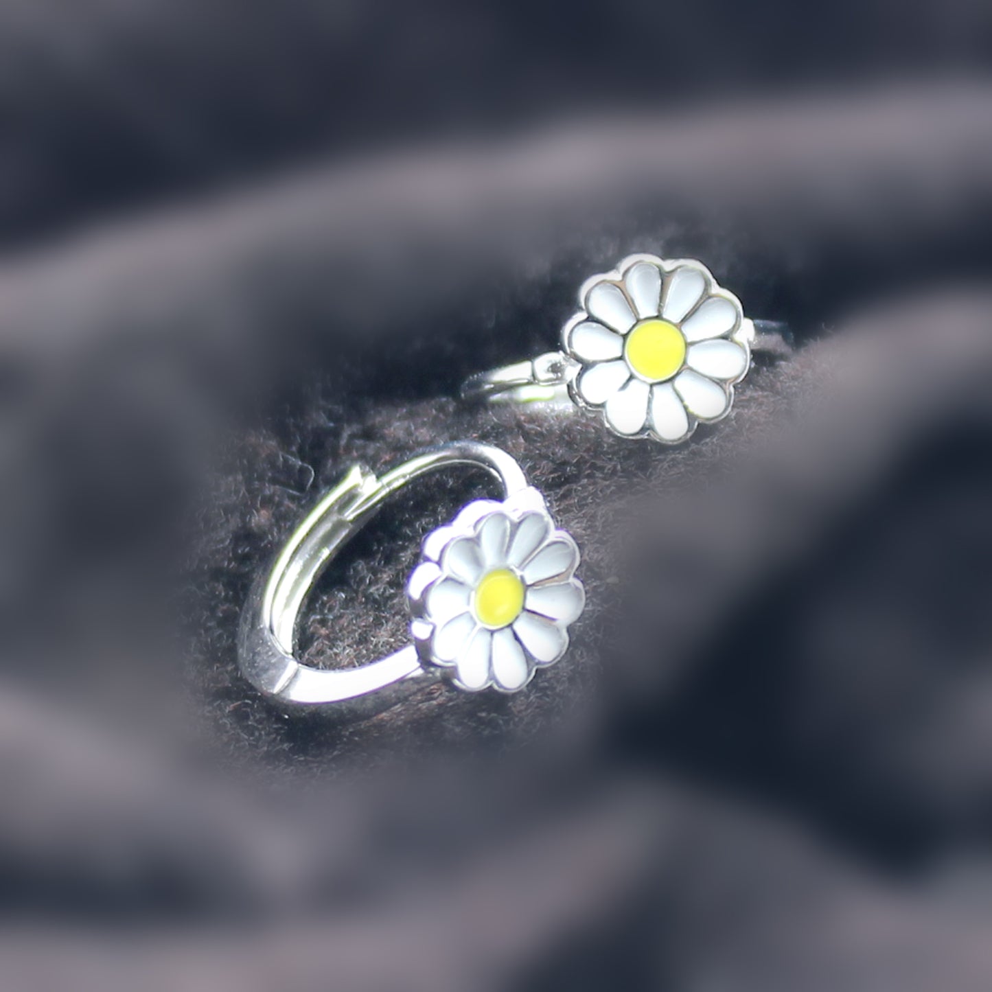 Silver Flower Elegance Tops