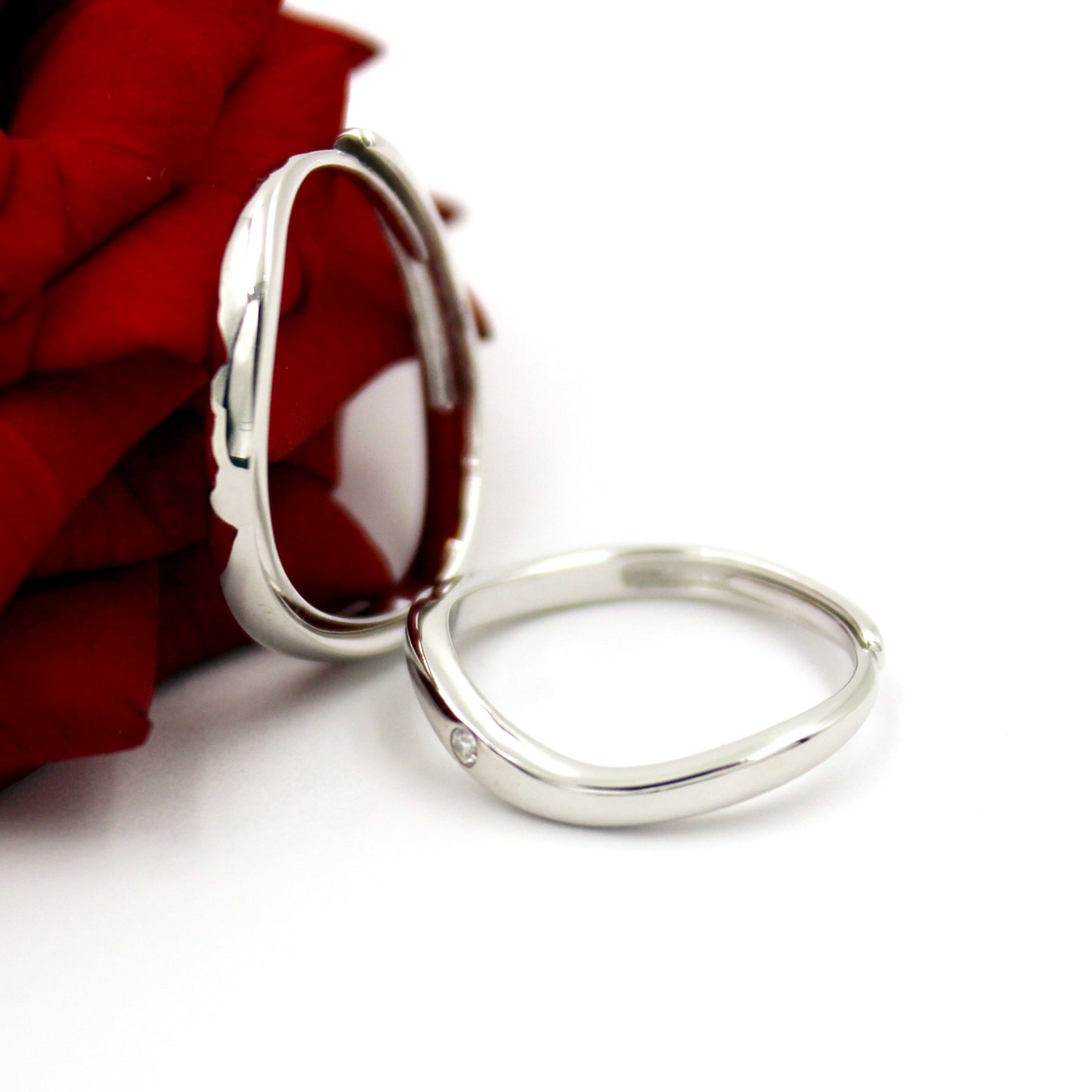 Silver Forever Couple Rings