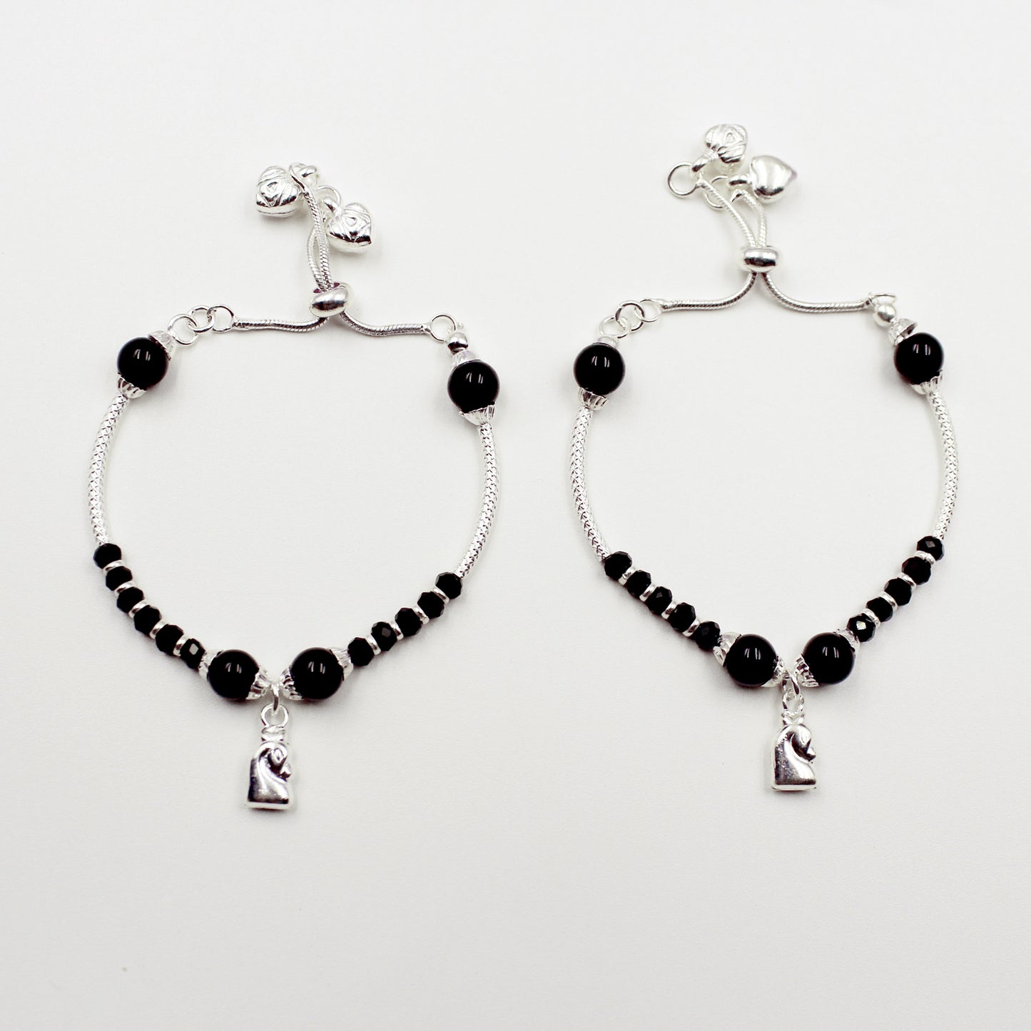Silver Black Beads Nazaria