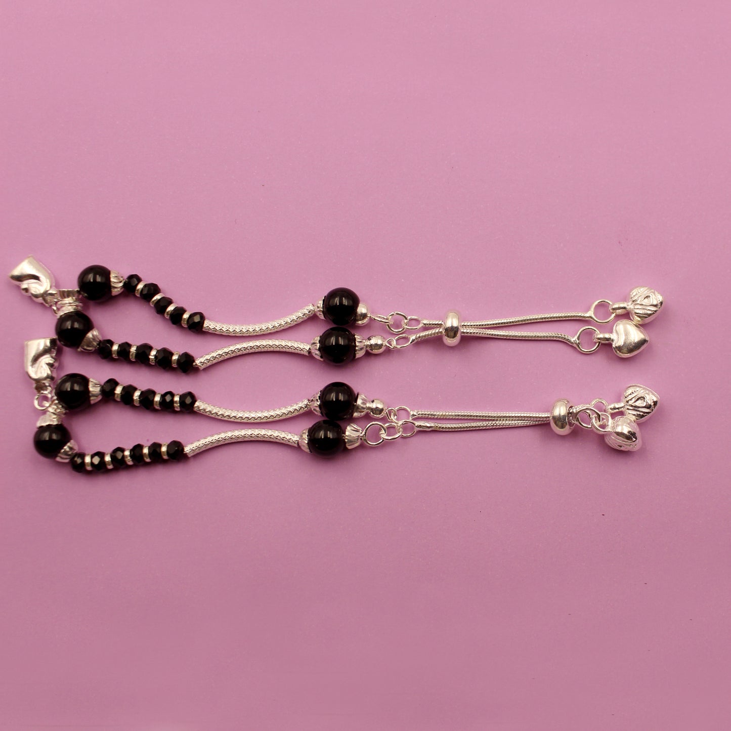 Silver Black Beads Nazaria