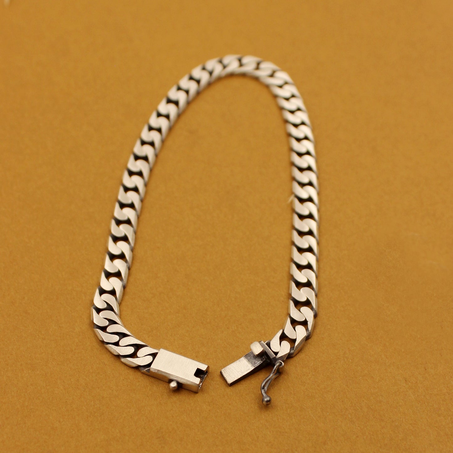 Classic Cuban Link Silver Bracelet
