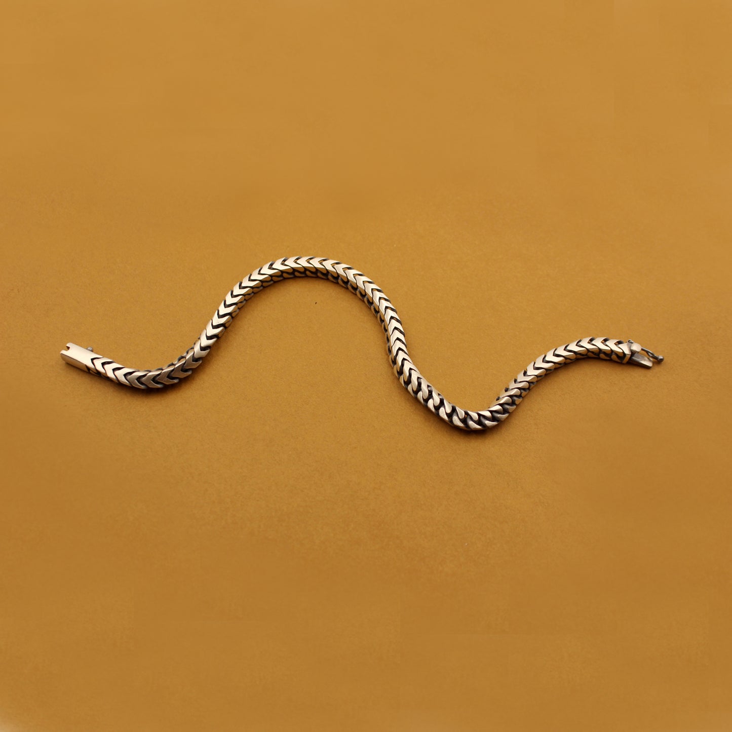 Silver Viper Chain Bracelet