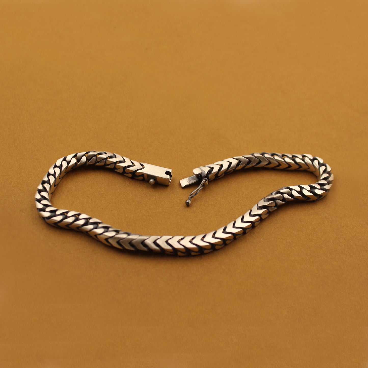 Silver Viper Chain Bracelet