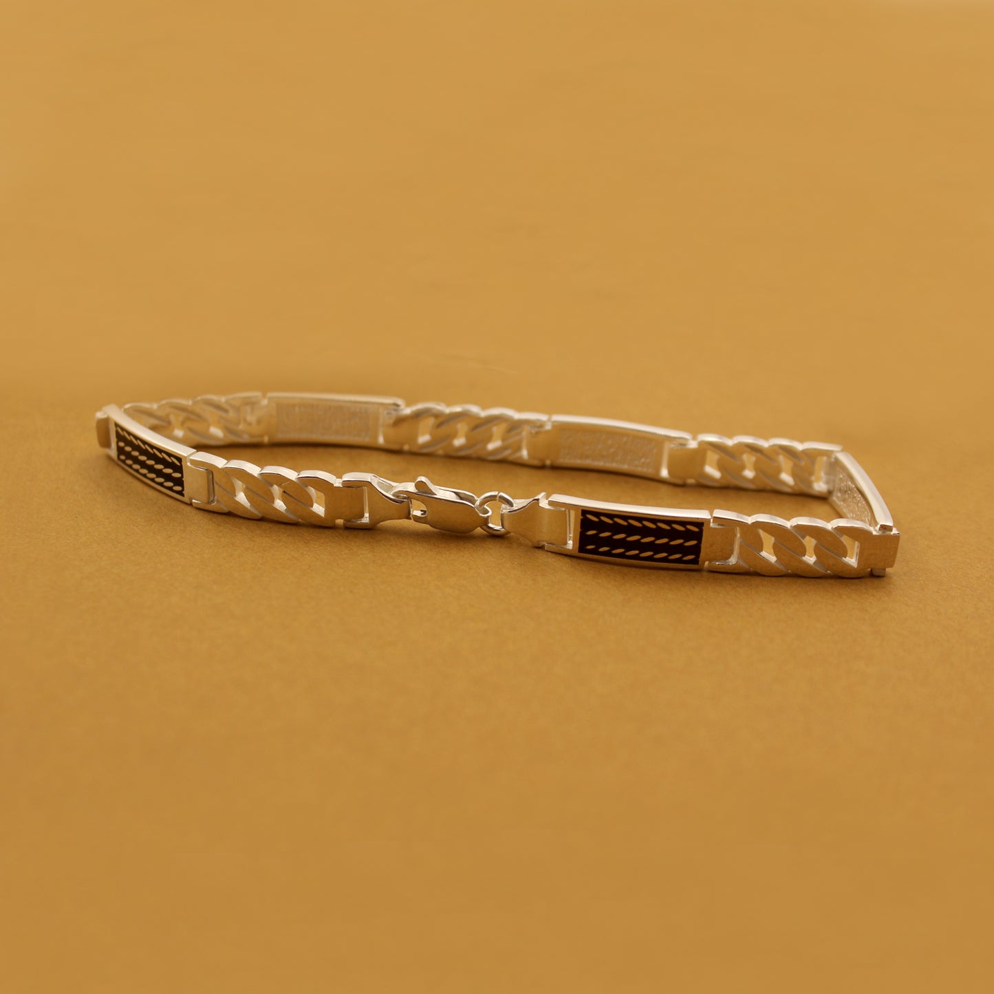 Dual Tone Classic Link Bracelet