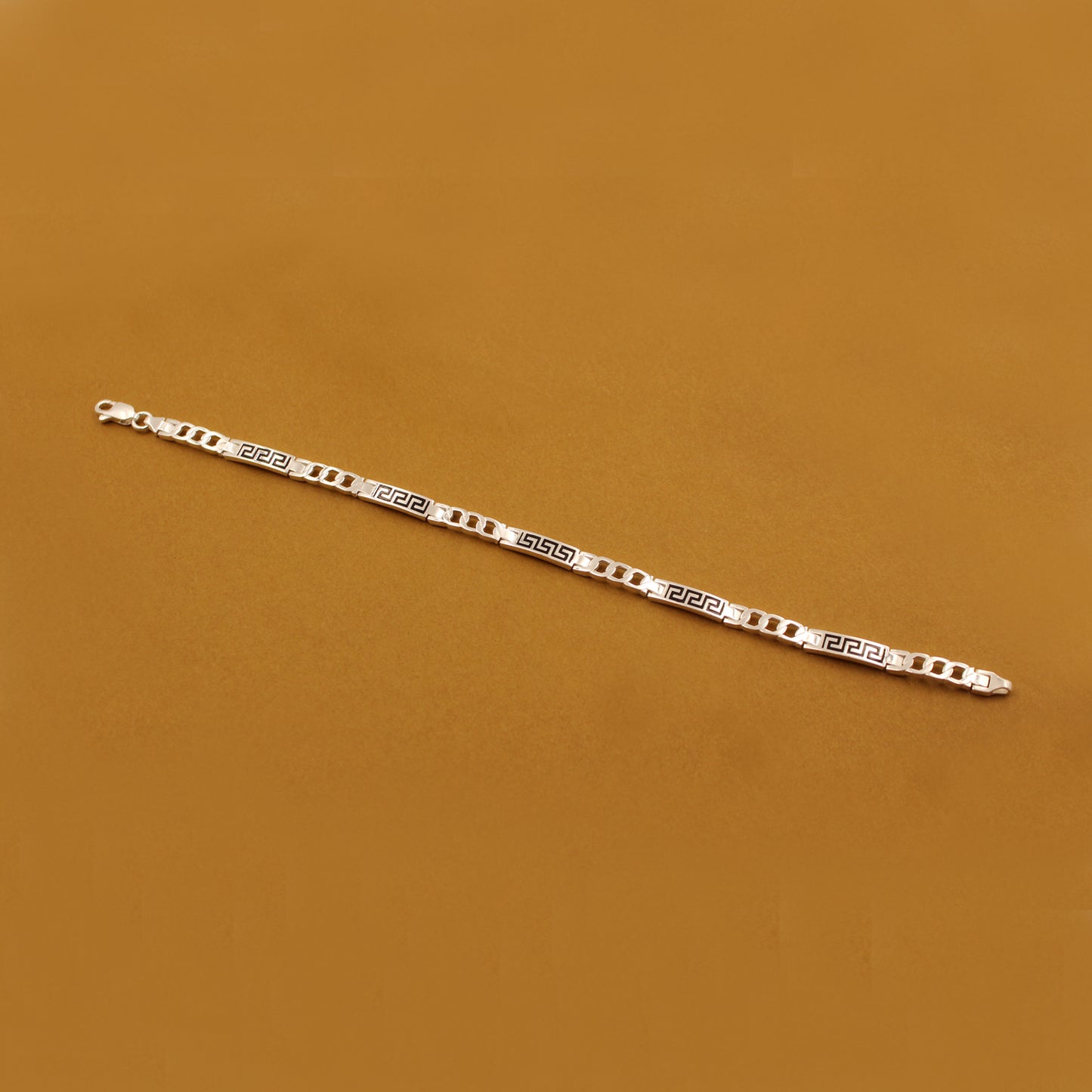 Greek Maze Silver Bracelet