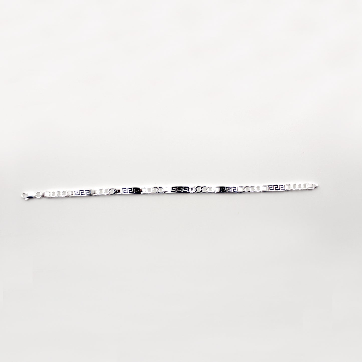 Greek Maze Silver Bracelet