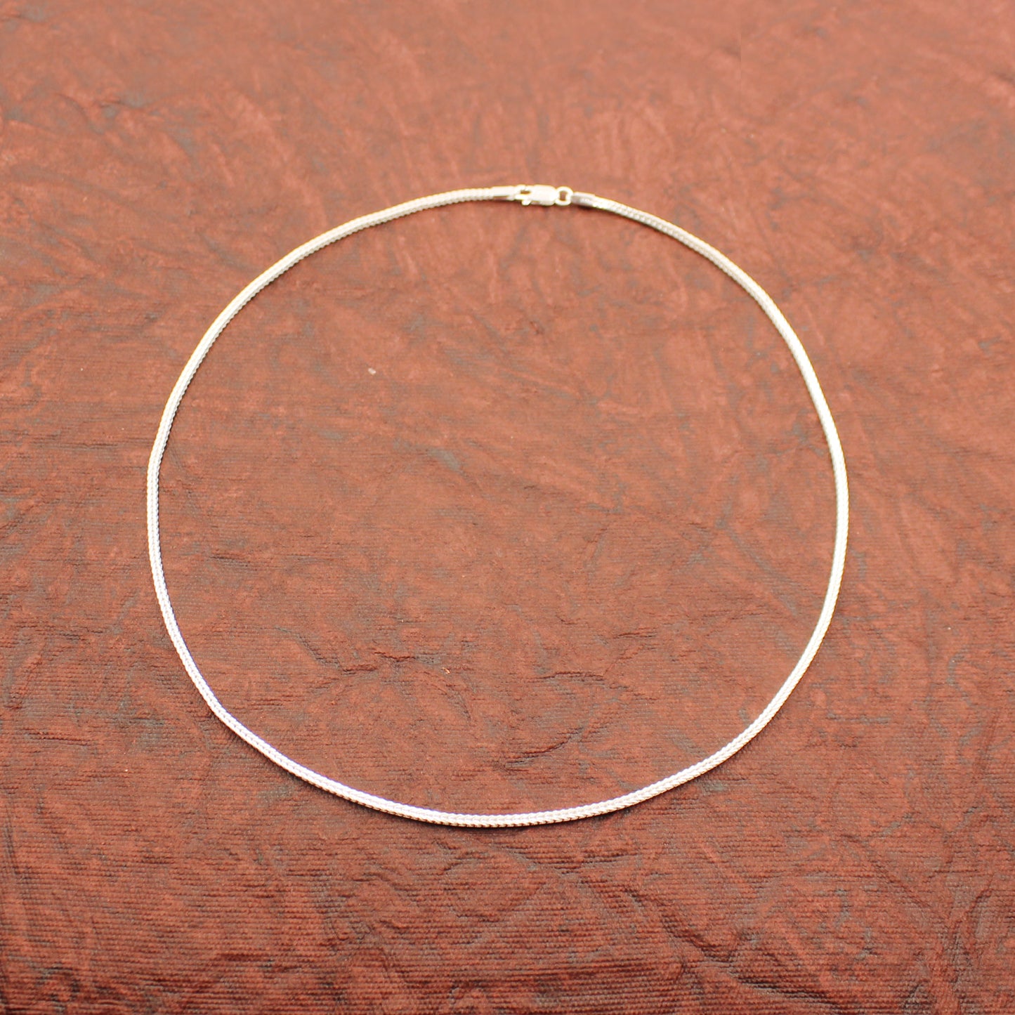 Silver Small Spiga Wheat Chain