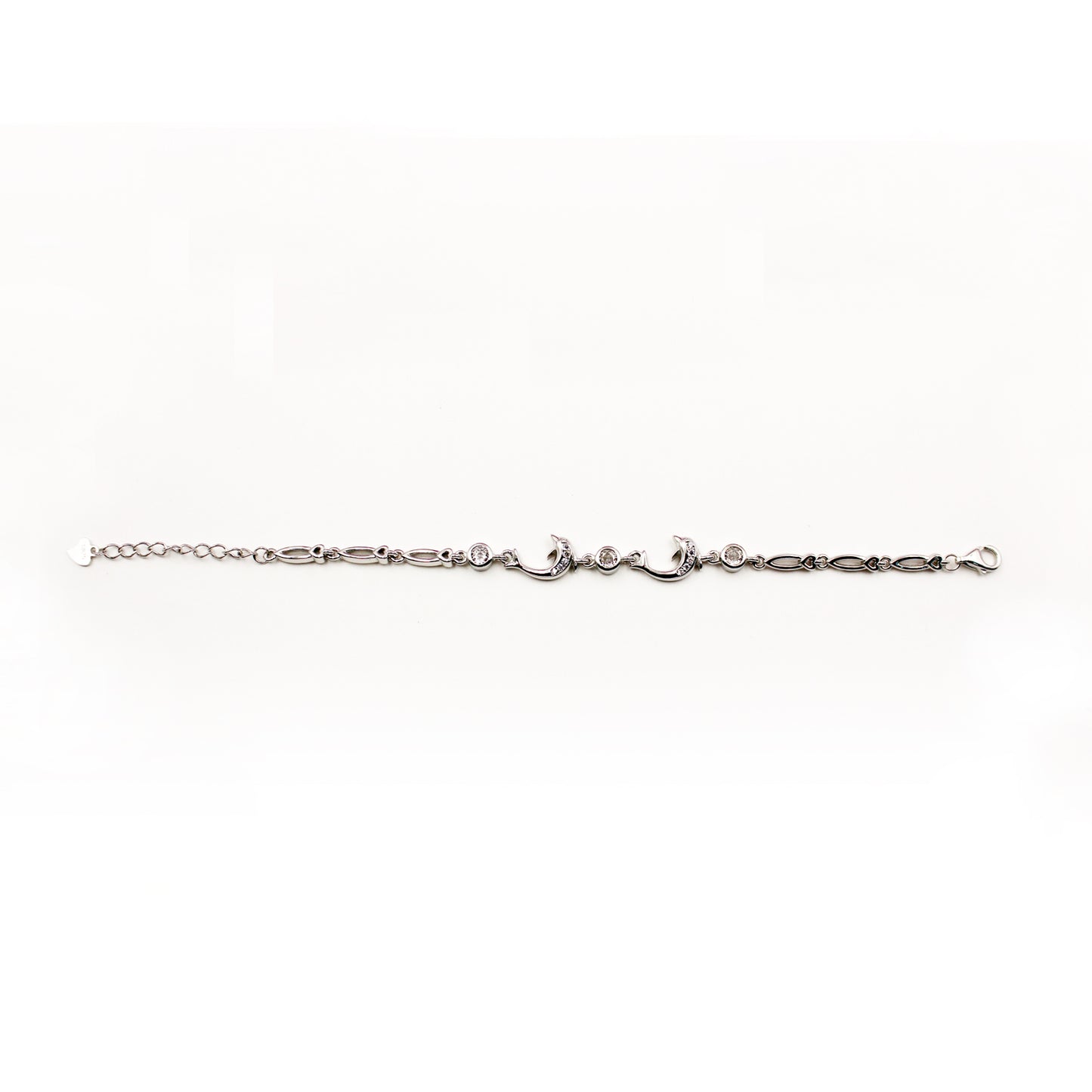 Silver Dolphin Charm Bracelet
