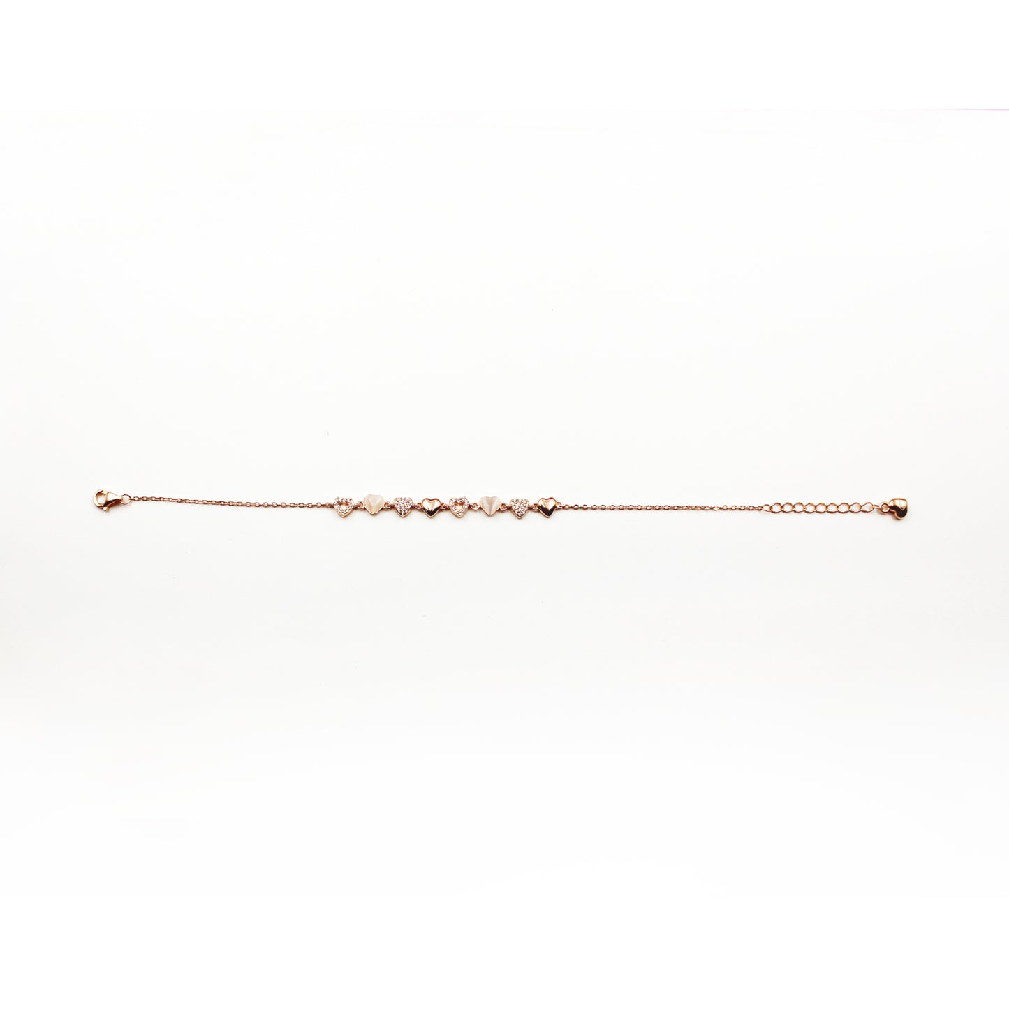 Rose Gold Bright heart Bracelet