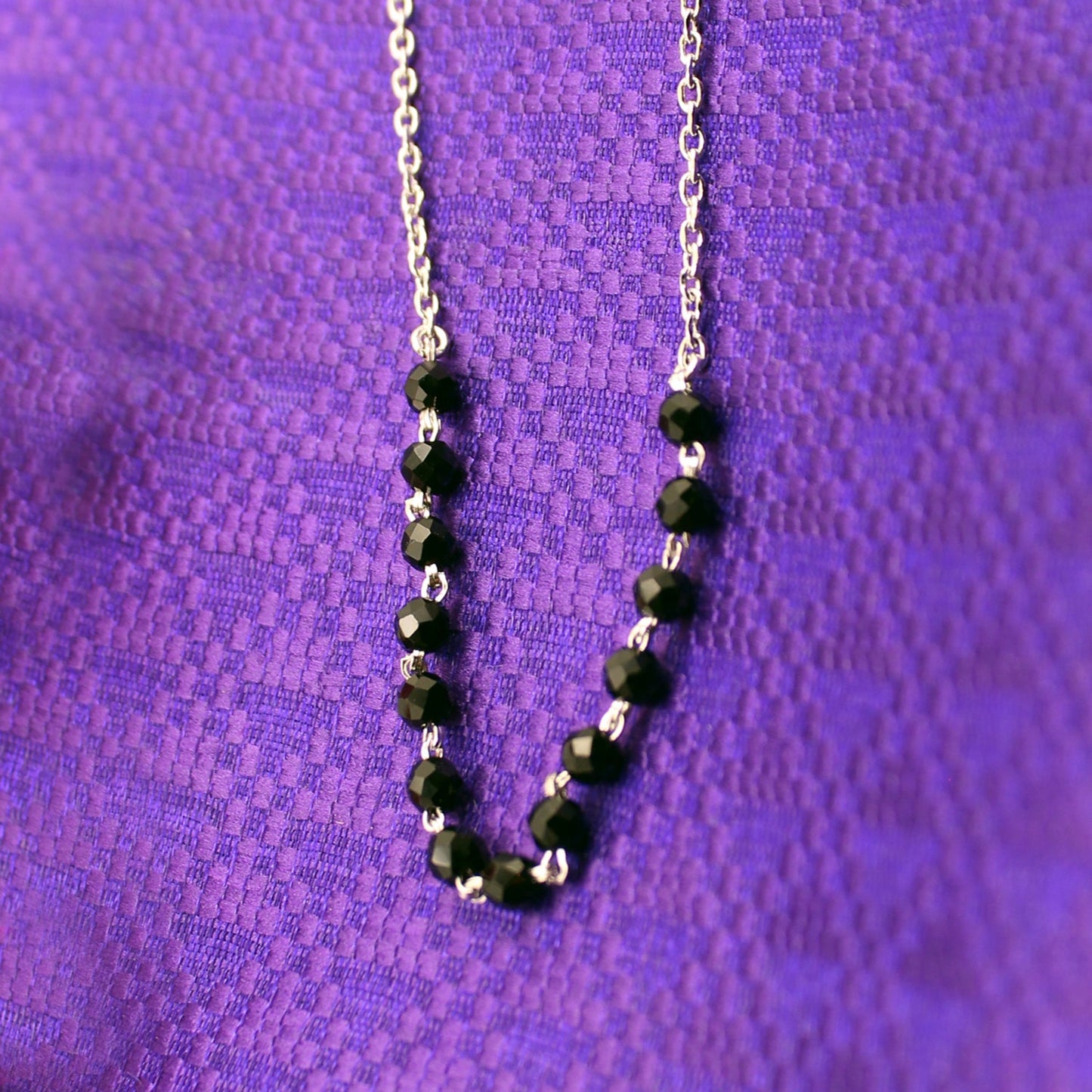 Simple Black Beads Mangalsutra