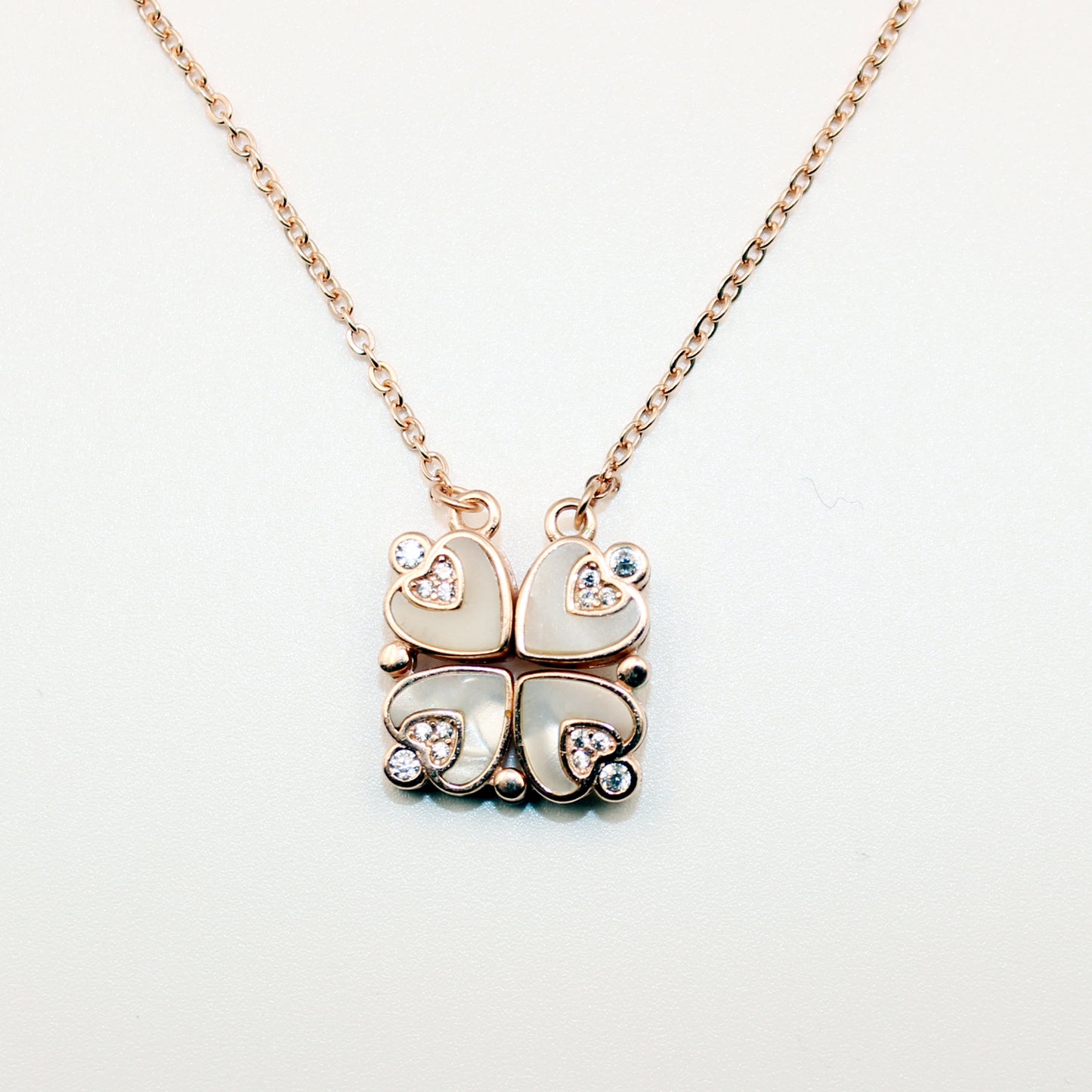 Rose Gold Clover Convertible Necklace