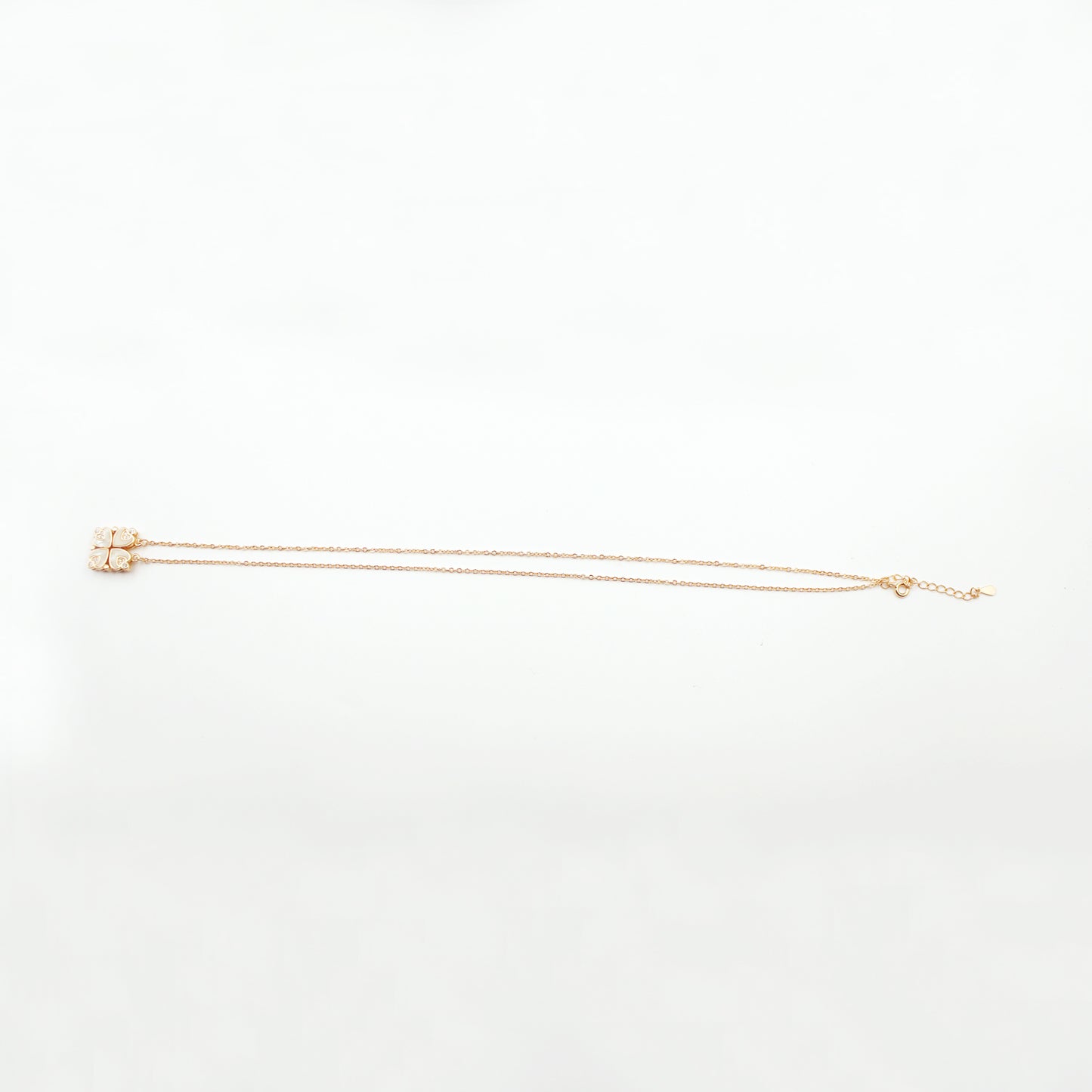 Rose Gold Clover Convertible Necklace