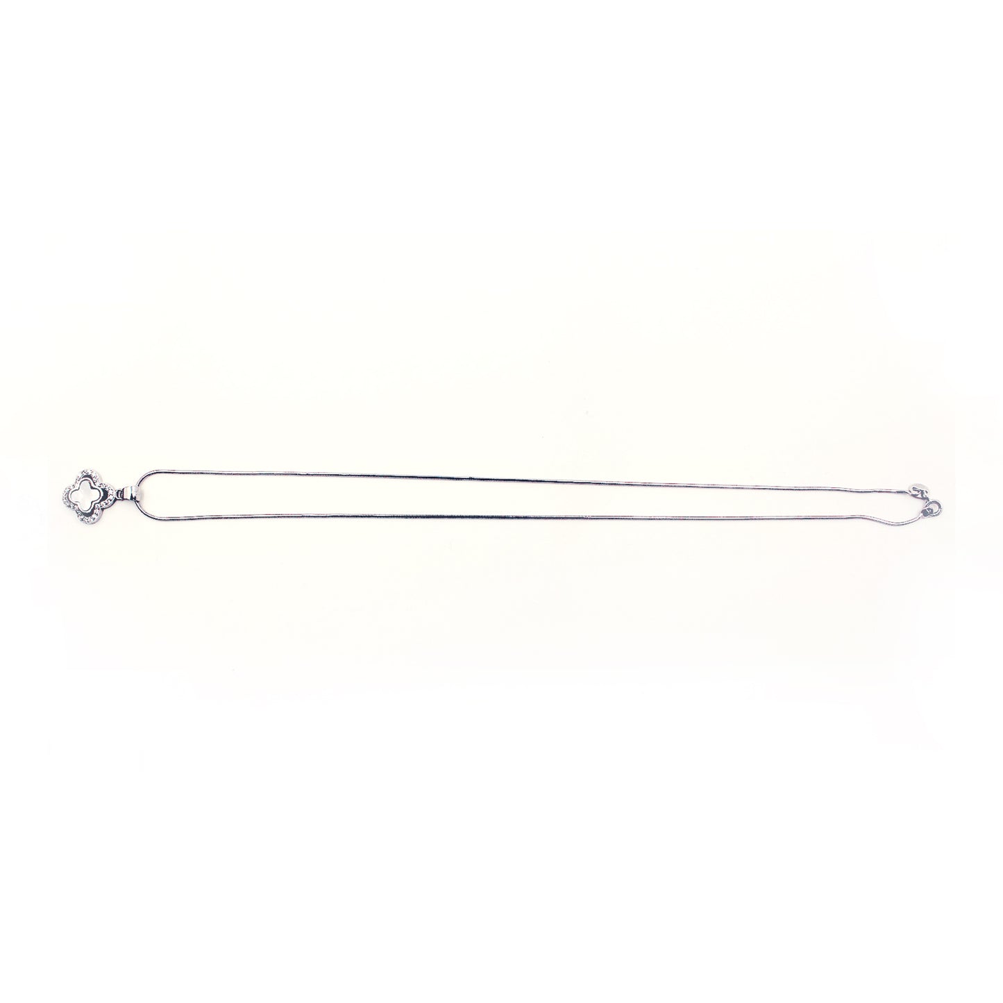 Silver Four Leaf Clover set
