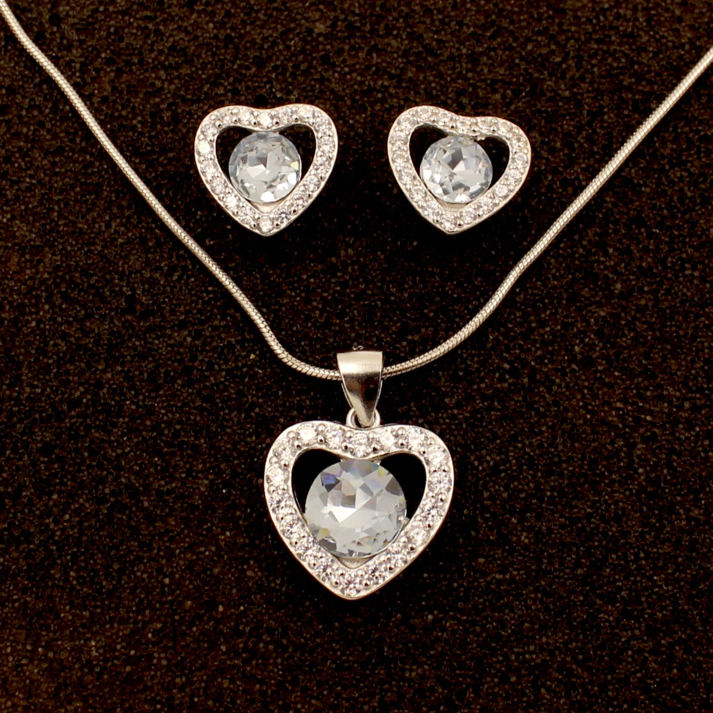 Silver Met Love Pendant