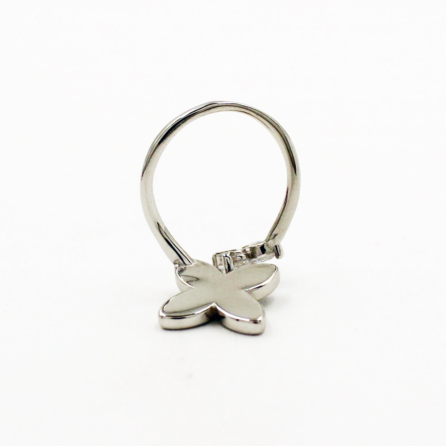Silver Swish Of Shine Ring
