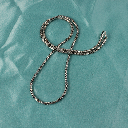 Veer Vajra Silver Chain