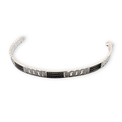 Dual Tone Classic Link Bracelet