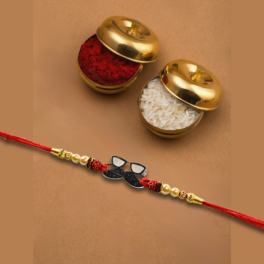 Silver Eye Glasses Rakhi