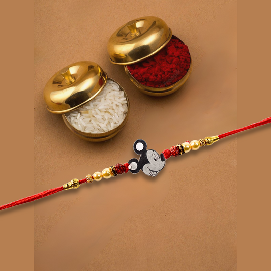 Silver Mickey Rakhi