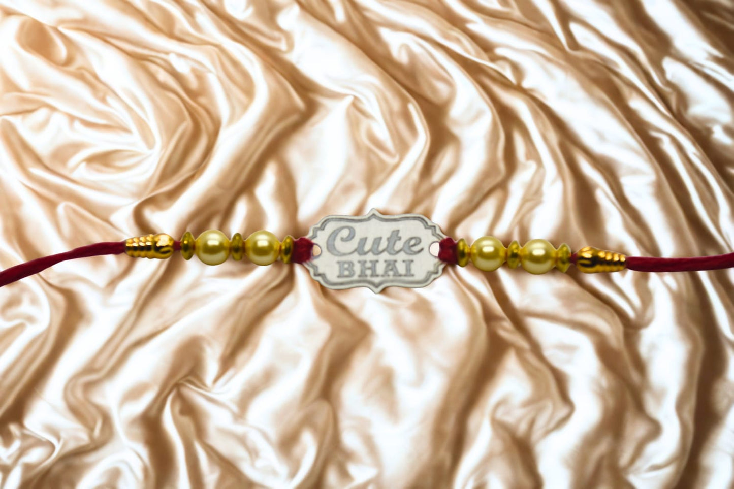 Cute Bhai Silver Rakhi