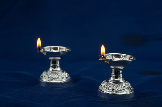 Silver Niranjan Diya