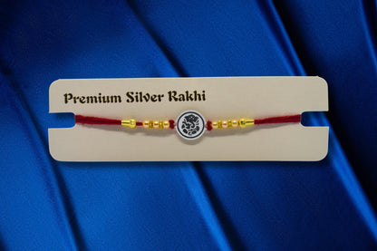 Silver Ganesh Blessing Rakhi