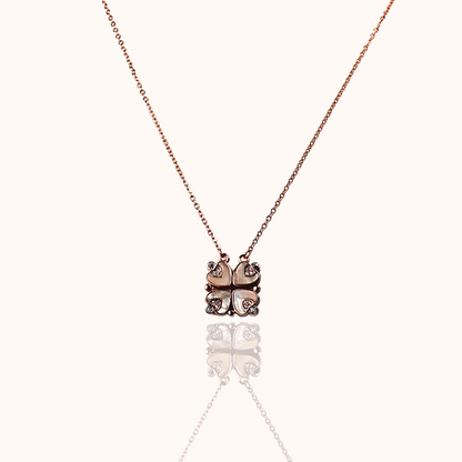 Rose Gold Clover Convertible Necklace