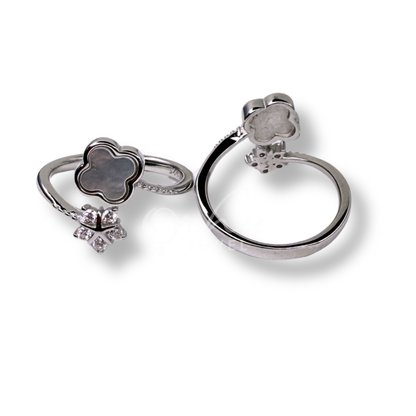 ORHU JEWEL 925 Hallmarked Sterling Silver Geometric Toe Ring for Women | Minimal Diamond Shape Adjustable Toe Ring | Elegant Daily Wear Foot Jewelry
