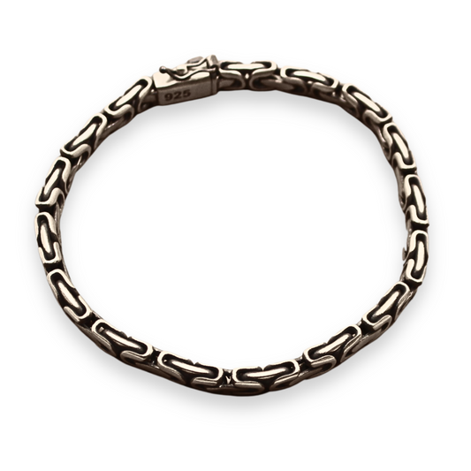 Infinity Path Silver Bracelet