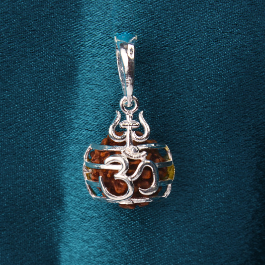 ShivOm Rudraksha Kavach Pendant