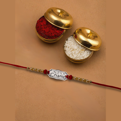 Lil Champ Silver Kids Rakhi