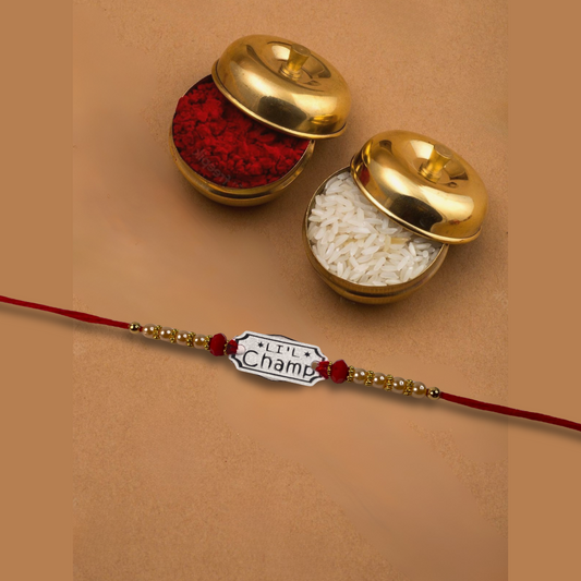 Lil Champ Silver Kids Rakhi