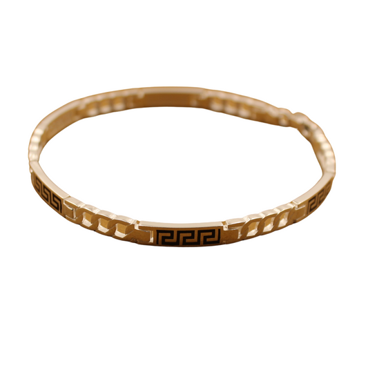 Greek Maze Silver Bracelet