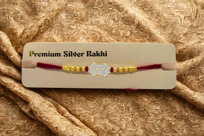Veera Premium Silver Rakhi