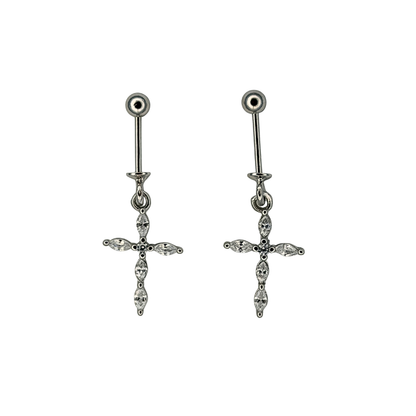 925 Sterling Silver  Bugadi Earrings for Women | Traditional Maharashtrian Ear Piercing Jewelry | CZ Diamond Studded Helix/Cartilage Earring | Hallmarked Fine Jewelry
